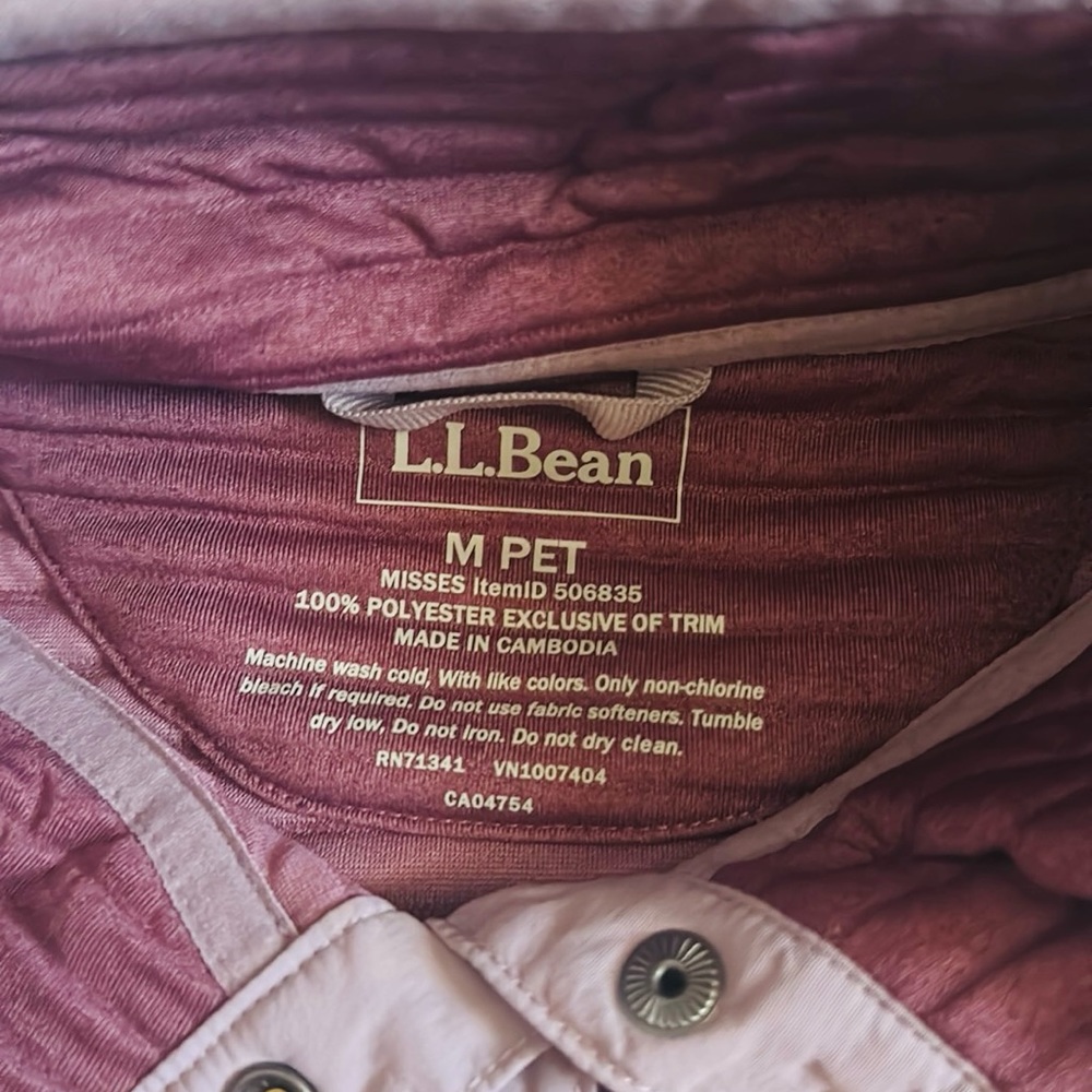 Women's L.L Bean Knit Pullover petite size medium purple - Picture 2 of 4